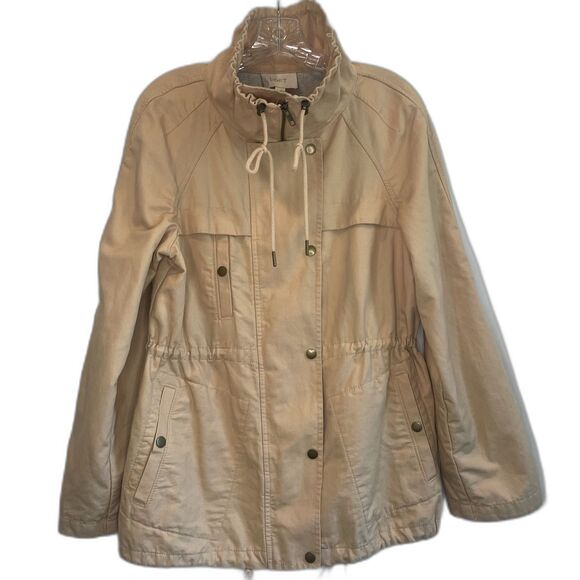 Ann Taylor LOFT Utility Jacket Anorak Sz S - Picture 1 of 16